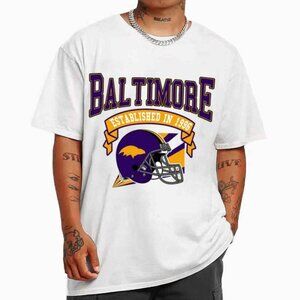 Baltimore Ravens Vintage Football Team 1996 Established NFL Sports Fan Shirt 26